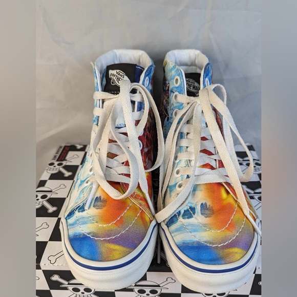 Vans One Piece Punk Hazard Sk8-Hi Sneakers With Box Men's Size 4 Women's 5.5 - Picture 6 of 16